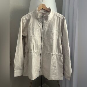 NWT GAP Canvas Utility Jacket | Size Large | Color: Sand Khaki